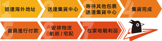 buyippee代購/代運運送流程