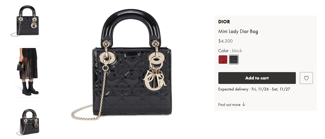 Mini Lady Dior Bag