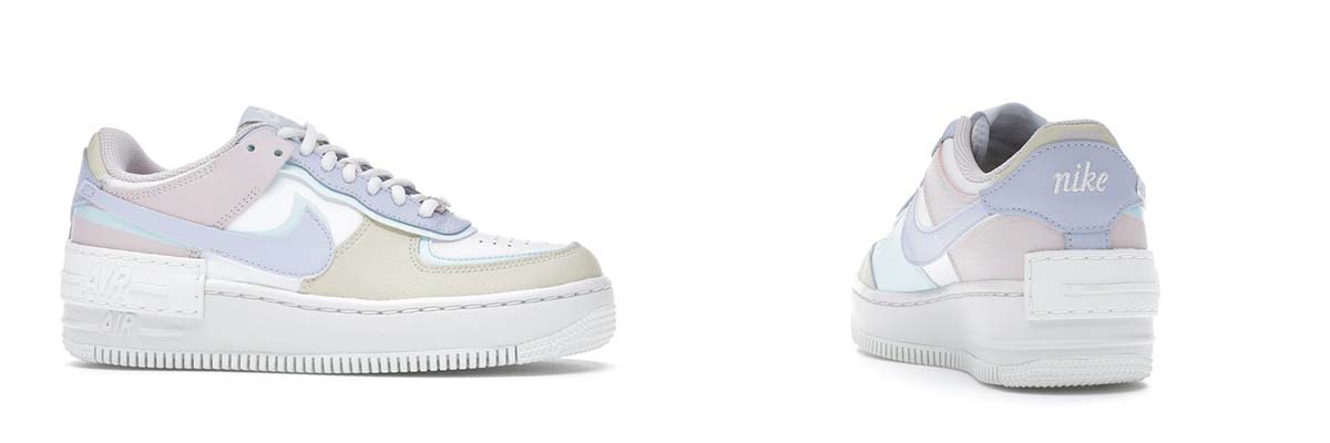 Nike Air Force 1 Shadow White Glacier Blue Ghost (W)