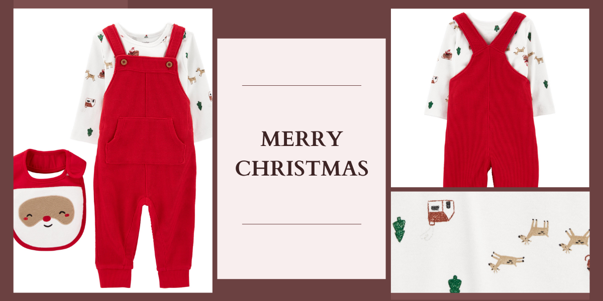 Carter's Baby 3-Piece Santa Outfit Set