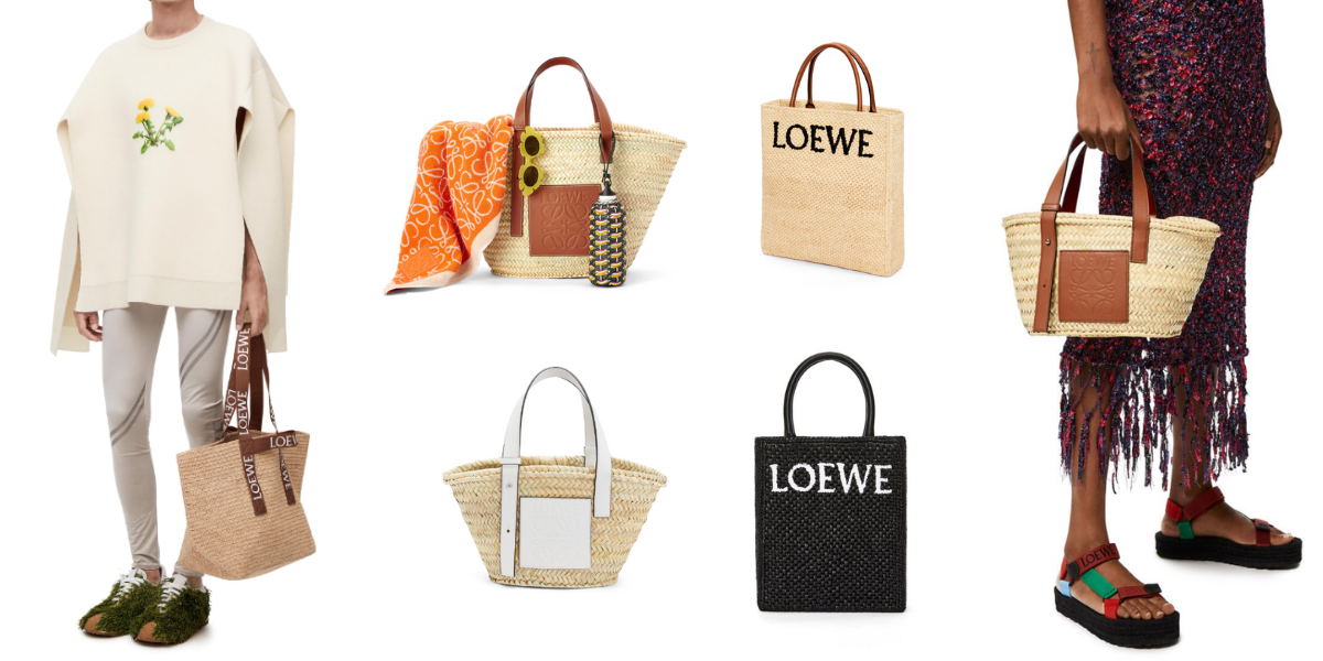 LOEWE草編包