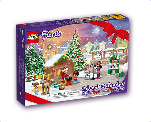 LEGO樂高24件聖誕玩具套裝